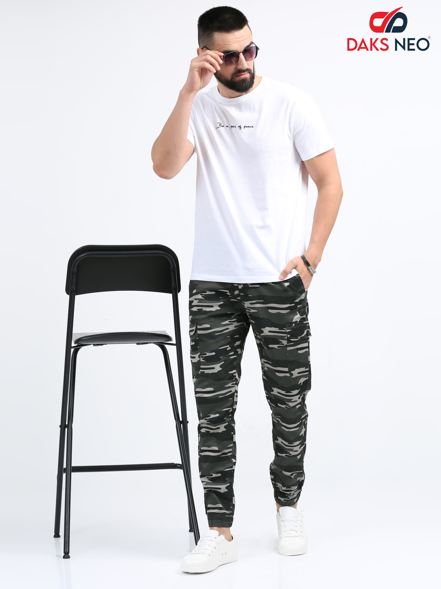 Green Camouflage Joggers
