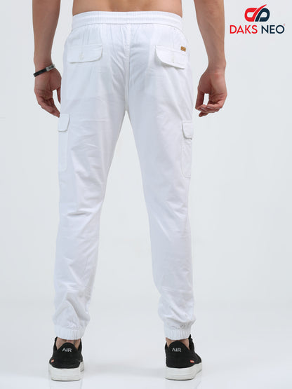 Pearl White Joggers