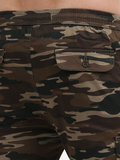 Brown Camouflage Joggers