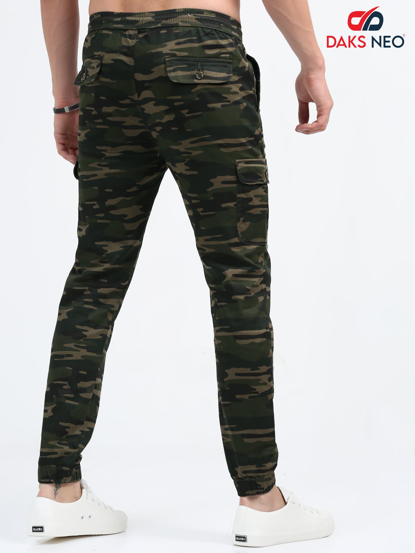 Black Camouflage Joggers