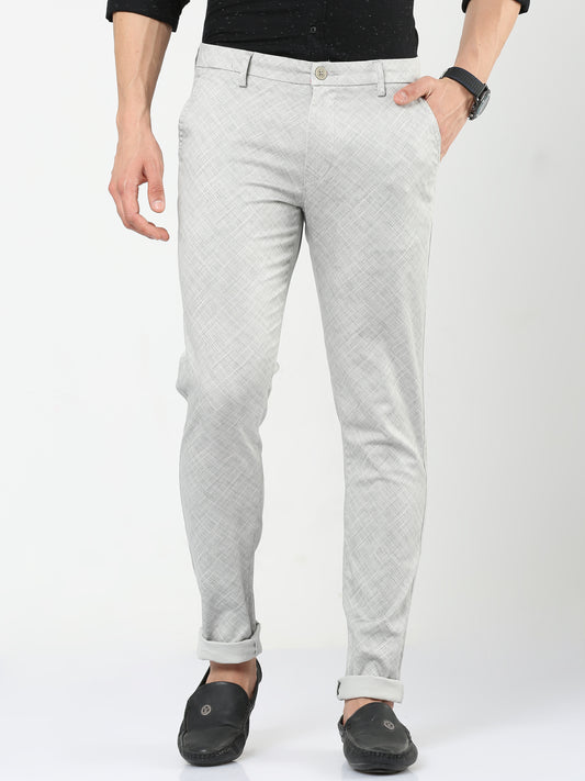 French Grey Cotton Trouser