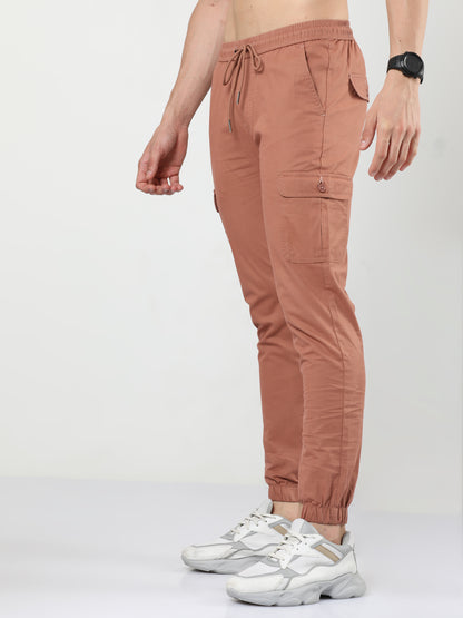 Peach Schnapps & Pinkish Brown Joggers