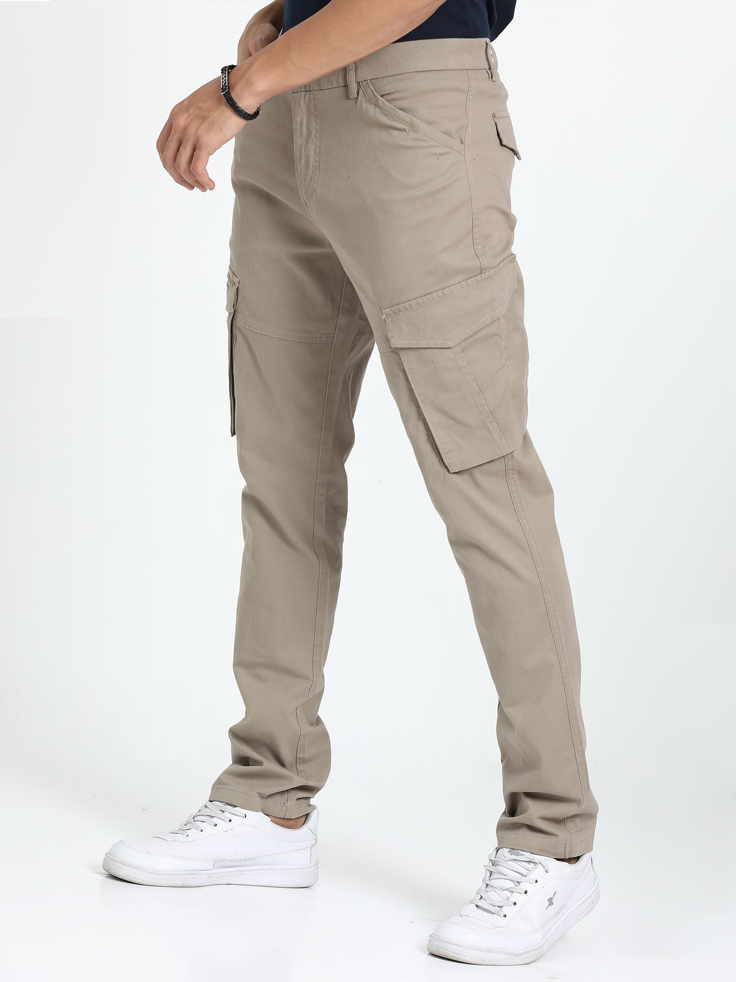 Pale Brown Cargo Pant for Men 