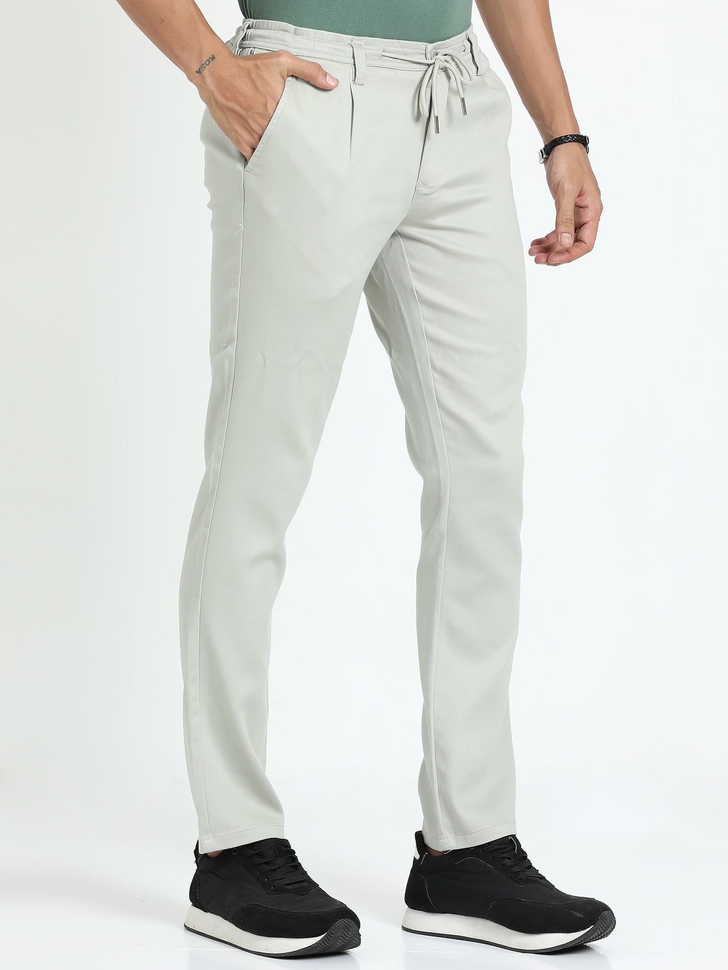 Pastel Grey Lounge Pant for Men 