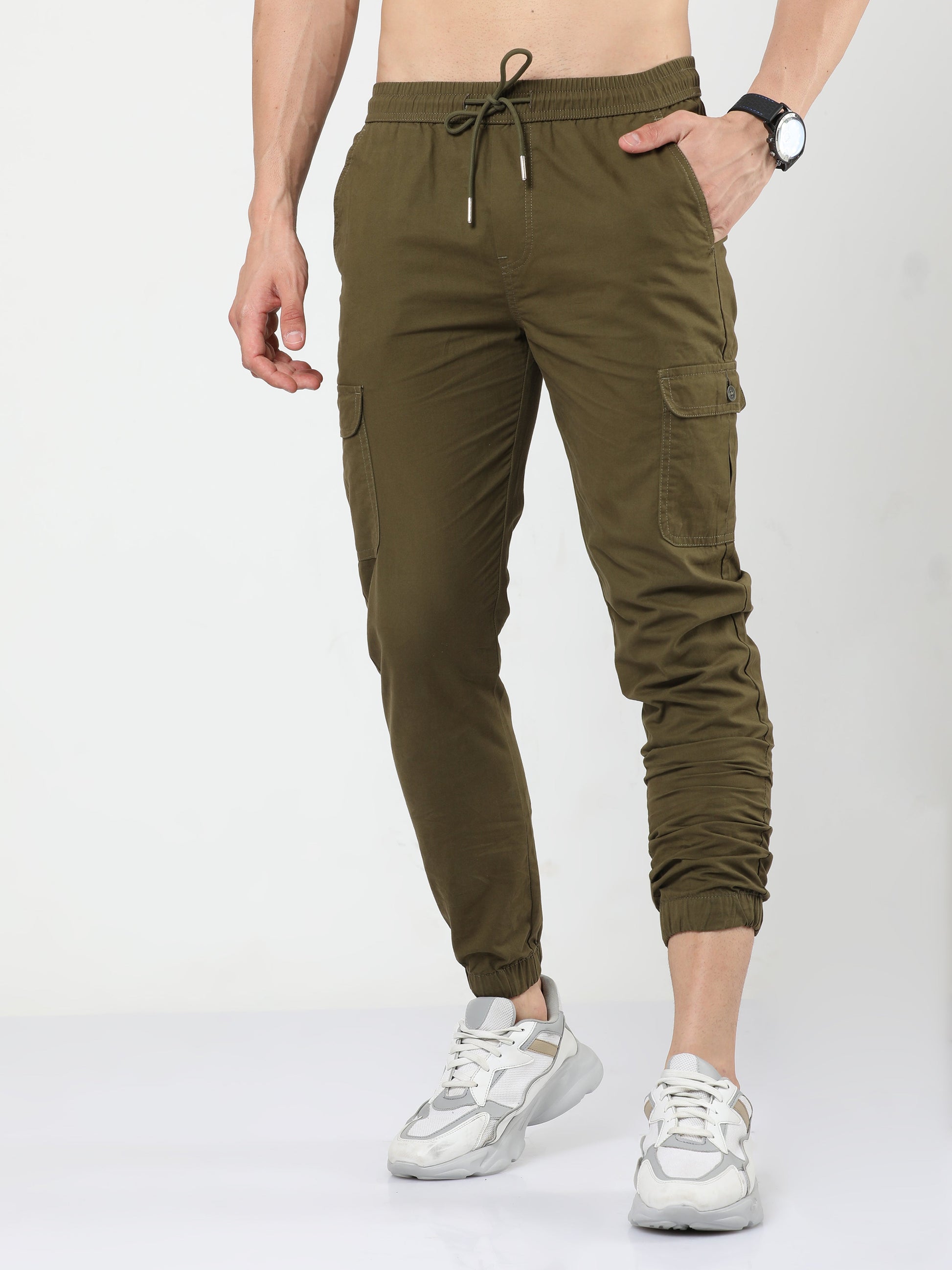 Shop Cool Olive Green Joggers Mens Online – DAKS NEO CLOTHING CO.INDIA