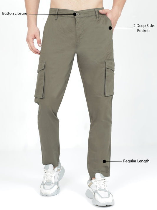 Olive Haze Cargo Pants