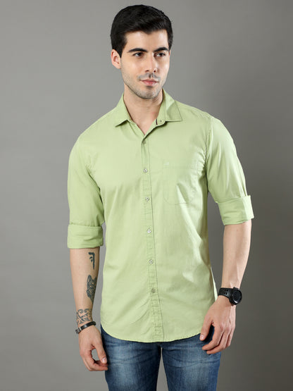 Pixie Green Solid Shirt