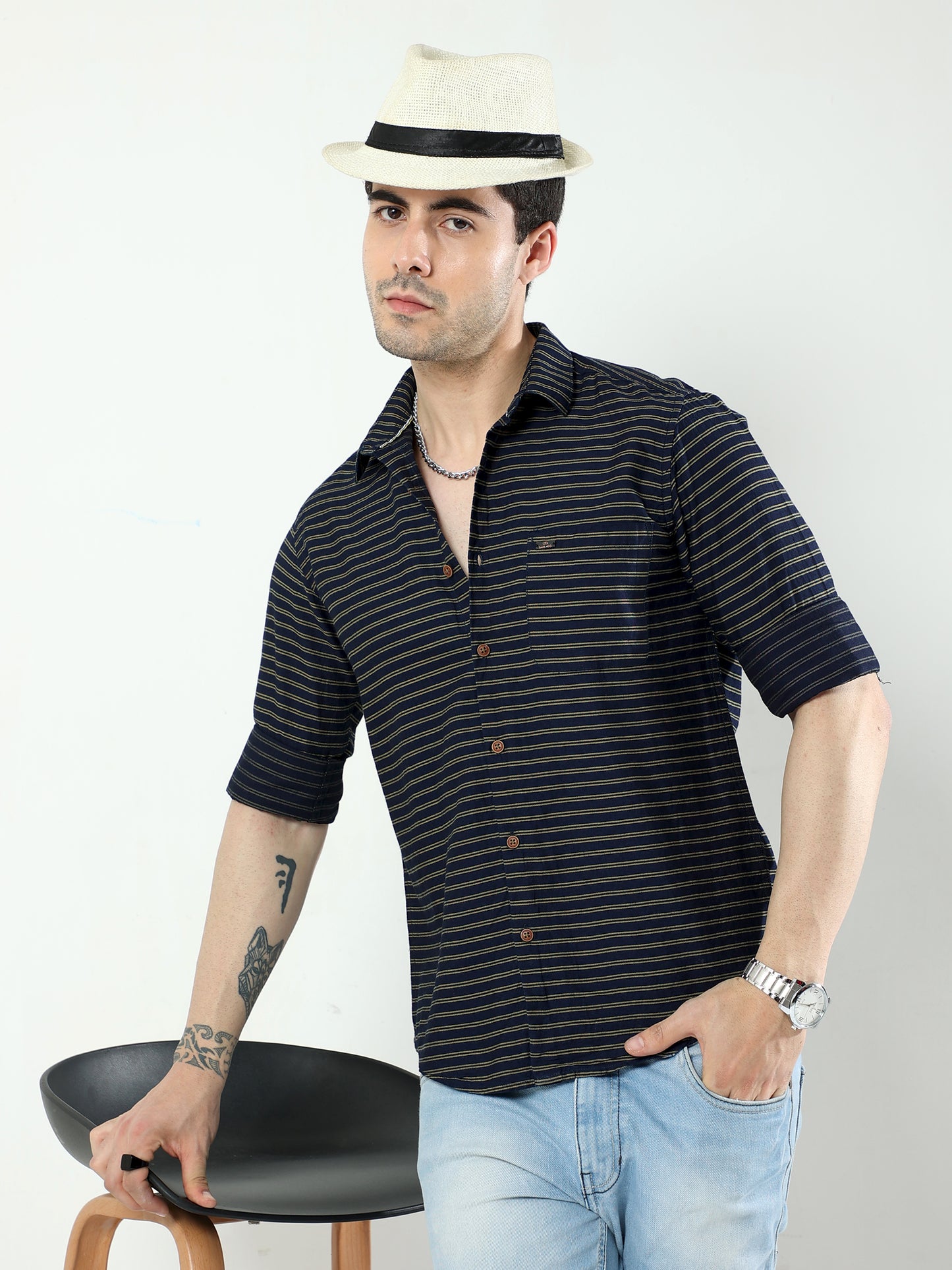Horizontal Striped Shirt