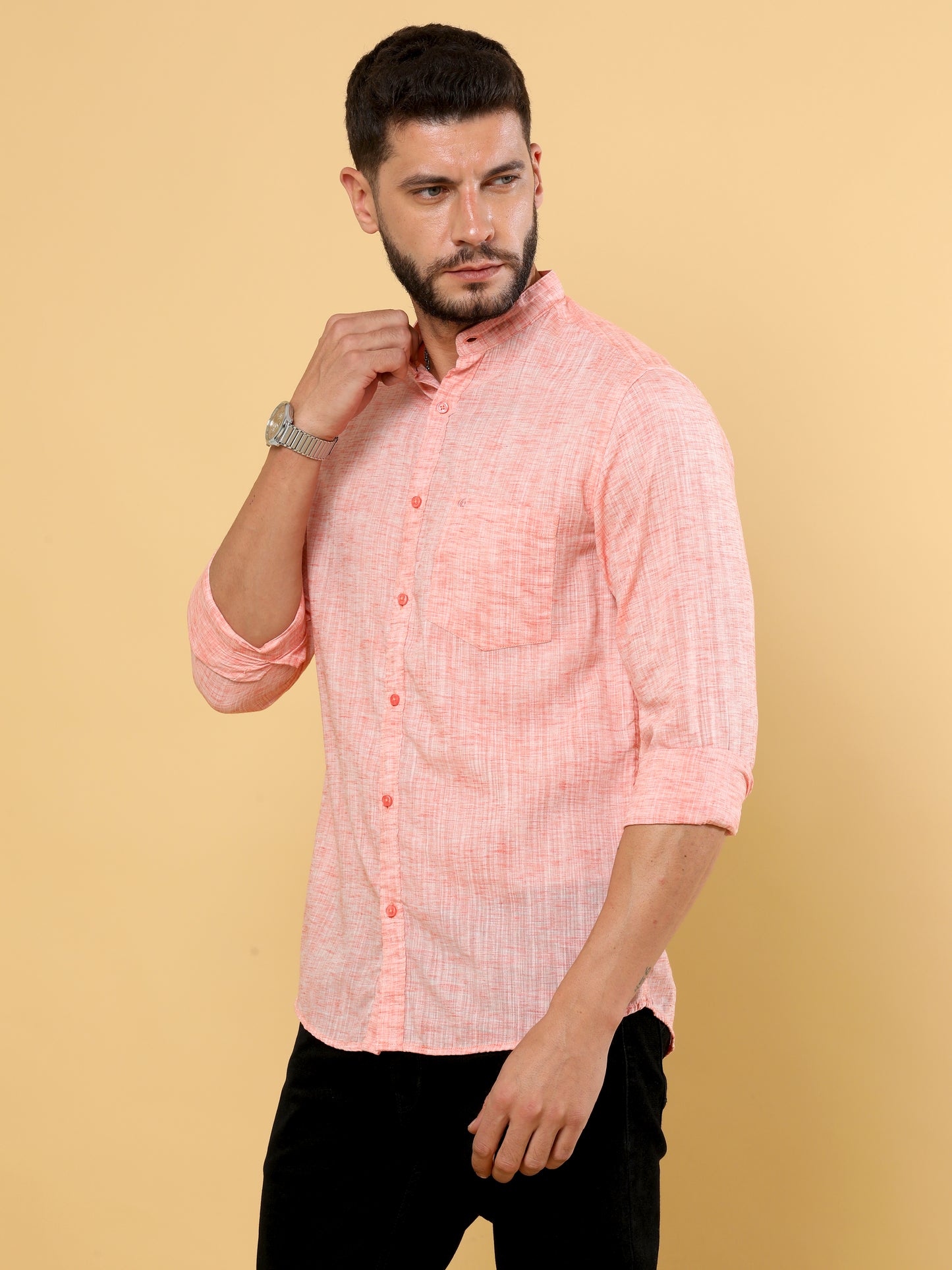 Pale Rose Solid Shirts