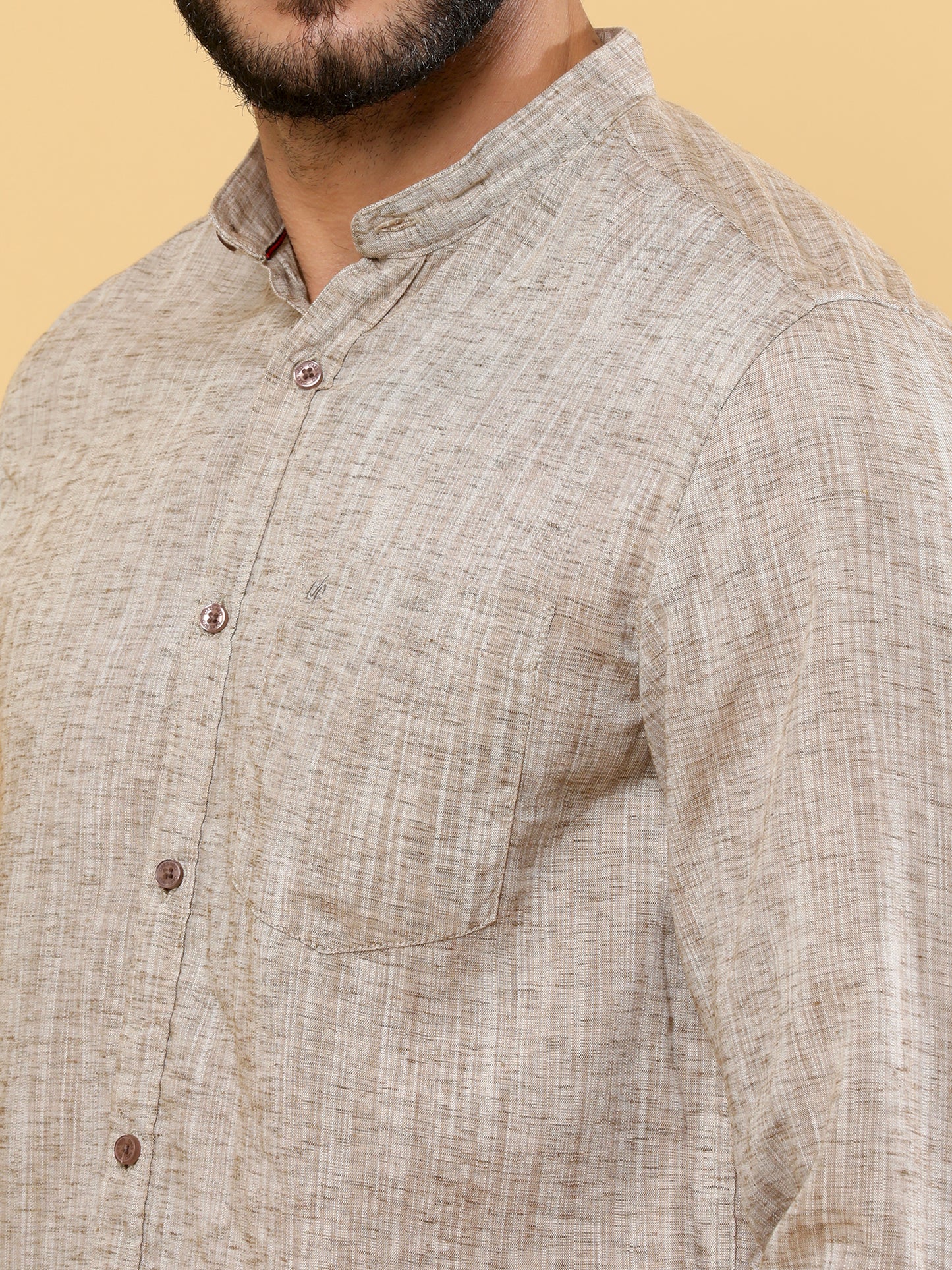 Cotton Seed Solid Shirt